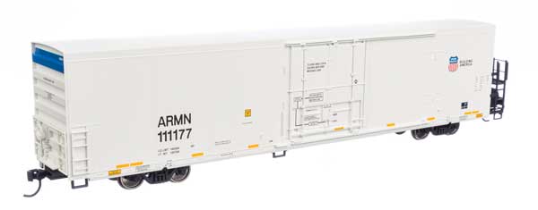 Walthers 910 - 4141 HO Scale 72' White UP Union Pacific Modern Refrigerator Boxcar #111177