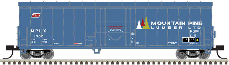 ATLAS N Scale 50' Smoothside RBL Boxcar - MPLX Mountain Pine Lumber #1002