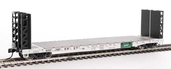 HO Scale Walthers Mainline 53' GSC Bulkhead Flatcar Soo Line #5927 910 - 5914
