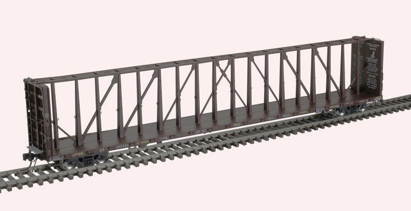 HO Scale Atlas 20006499 73-Foot Center Partition Boxcar for Union Pacific #275318 in Boxcar Red and White Color Scheme