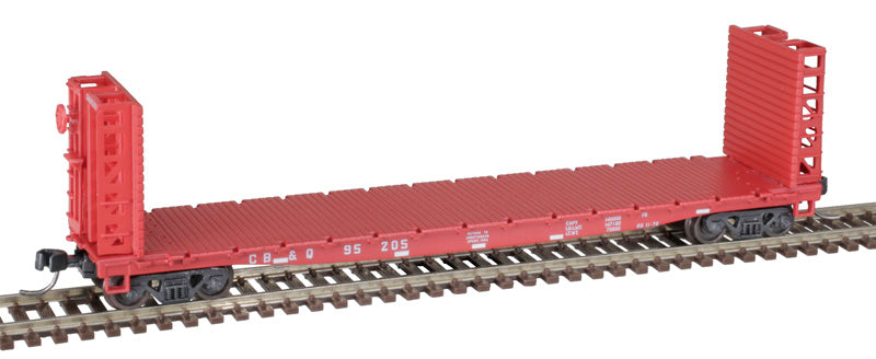 N Scale Atlas 48' GSI - GSC Bulkhead Flatcar CB&Q #95238