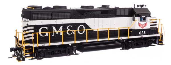 Walthers Proto HO Scale GP35 GM&O Gulf, Mobile & Ohio #628 with DCC & Sound