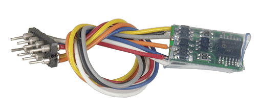 1 Amp 4-Function 8-Pin NMRA Plug N-Scale Decoder - Generic Tiny Z14SRP #524-130