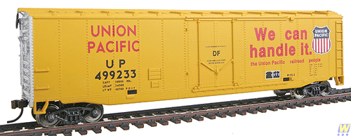 HO Scale 50' Plug-Door Boxcar Union Pacific WAL-931-1672 Ready to Run