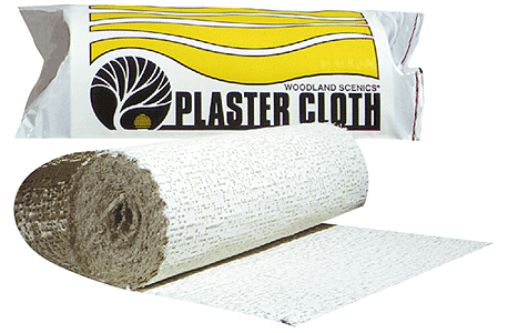 Woodland Scenics 1203 Plaster Cloth Roll - 8 Inches Wide, 15 Feet Long, 10 Sq Ft