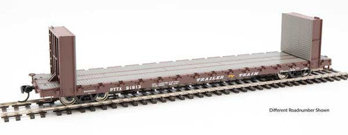 Walthers HO Scale 60' Pullman - Standard Bulkhead Flatcar PTTX #91921
