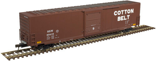 Atlas 20005678 60-Inch ACF Auto Parts Special Delivery Boxcar - Southern Pacific Railroad - Cotton Belt Line #63428 HO Scale Model Train Car
