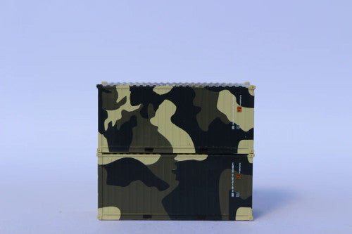 JTC N Scale Military Series 20' Corrugated Containers with Magnetic System