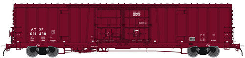 Atlas HO Scale Model Train BX - 166 Boxcar of Santa Fe ATSF, Plain Design without Logo, #621438, Model Number 150 - 20004948