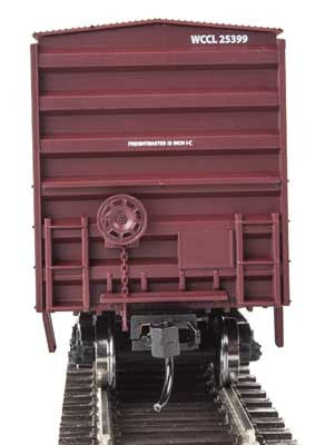 Walthers 910-1847 HO Scale 50-Foot ACF Exterior Post Boxcar for Wisconsin Central Line, Featuring Car Number 25399