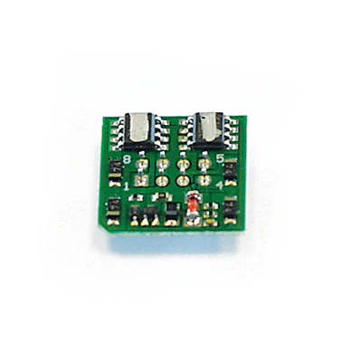 Soundtraxx MC1H102P8 HO-Scale DCC Mobile Decoder 17x17x7mm, Part #678 - 852001