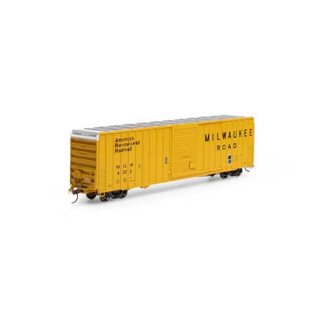 Athearn HO Scale 60' Hi-Cube Ex-Post Box, MILW Milwaukee Road #4222