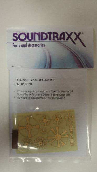 Soundtraxx Exhaust Cam Set (All Scales) - Part # 678-810038: A Swift and Effortless Solution for Cam Installation