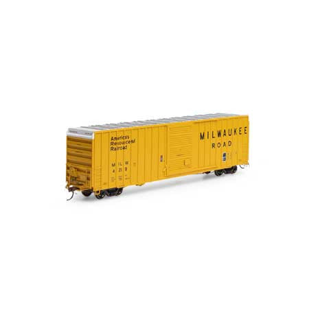 Athearn HO Scale 60' Hi-Cube Ex-Post Box, MILW Milwaukee Road #4219
