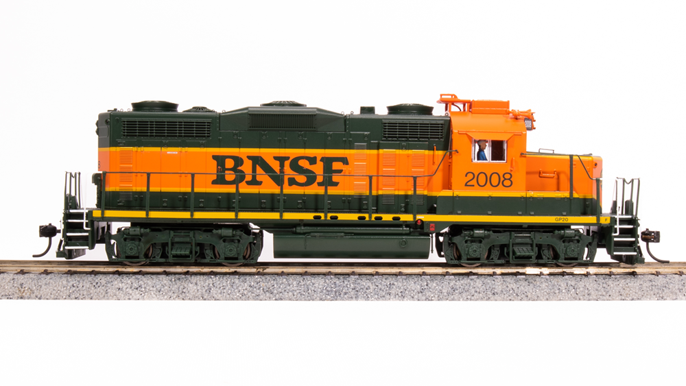 Broadway Limited HO Scale BNSF #2008 GP20 Heritage I, Paragon 4 Sound & DCC