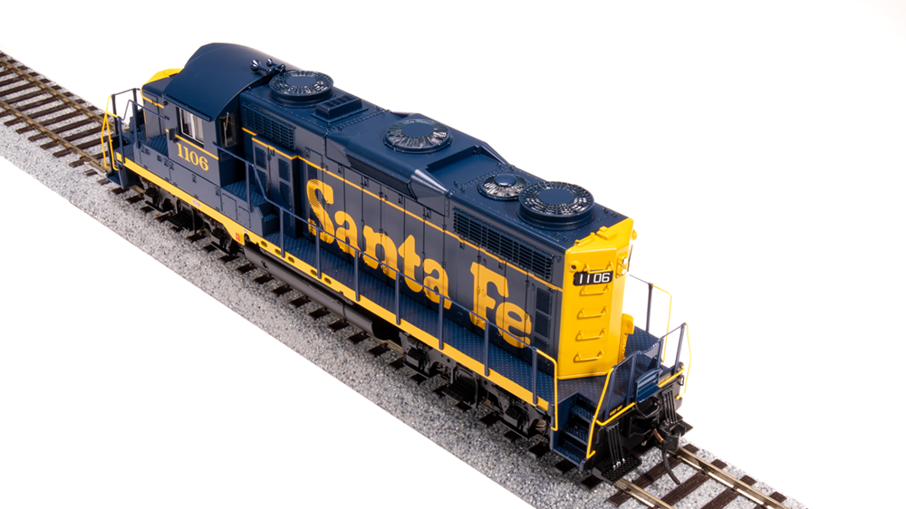 Broadway Limited HO Scale Model Train - BLI 7452 GP20 ATSF Santa Fe #1106 As-Delivered Bookend Paragon 4 with Sound and DCC Functionality