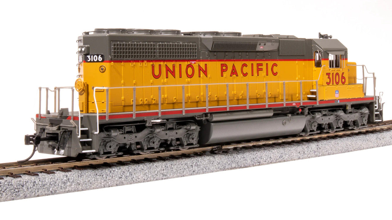 Broadway Limited HO Scale BLI 7649 EMD SD40 UP 3117 Yellow & Gray w/Paragon 4 Sound & DCC