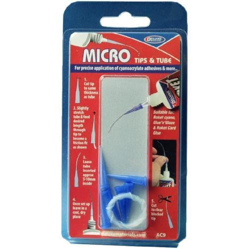 High - End Deluxe Materials AC9 Micro Tips and PTFE Tube Set (All Scales) Part Number 806 - AC9