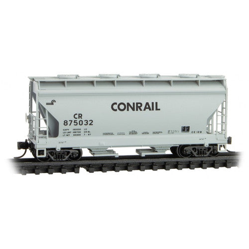 N Scale MICRO TRAINS 09200511 2 Bay Hopper Model for Conrail with Road Number 875032