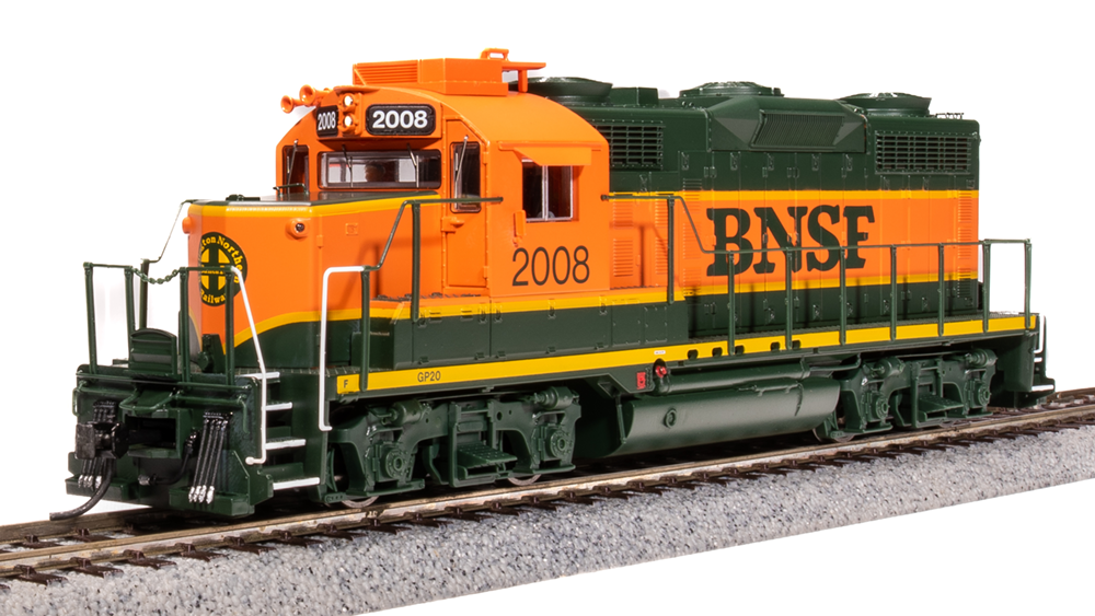 Broadway Limited HO Scale BNSF #2008 GP20 Heritage I, Paragon 4 Sound & DCC