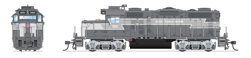 Broadway Limited HO Scale Model Train - BLI 7460 GP20 TPW Toledo Peoria & Western #2003, NYC TTG Scheme Paragon 4 with Sound and DCC Functionality