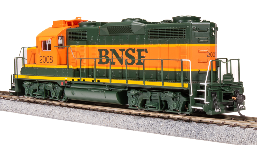 Broadway Limited HO Scale BNSF #2008 GP20 Heritage I, Paragon 4 Sound & DCC