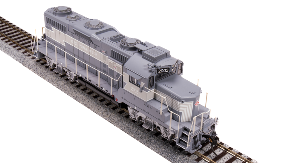 Broadway Limited HO Scale Model Train - BLI 7460 GP20 TPW Toledo Peoria & Western #2003, NYC TTG Scheme Paragon 4 with Sound and DCC Functionality