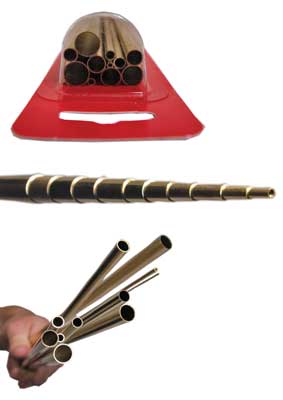 K&S Precision Small Round Brass Telescopic Tubing Assortment (12 Pieces)