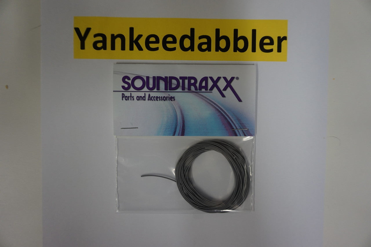 Soundtraxx Ultra-Flexible 30AWG Gray Wire for All Scales, Part # 678-810145