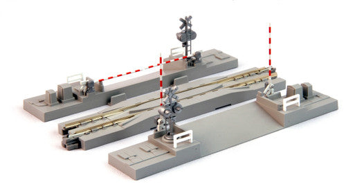 Kato N Scale 124mm (4 7/8) Unitrack Crossing Gate & Re-Railer Track [1 pc]