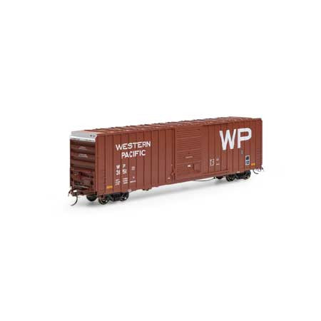 Athearn HO Scale 60' Hi-Cube Ex-Post Box, Western Pacific WP #3151