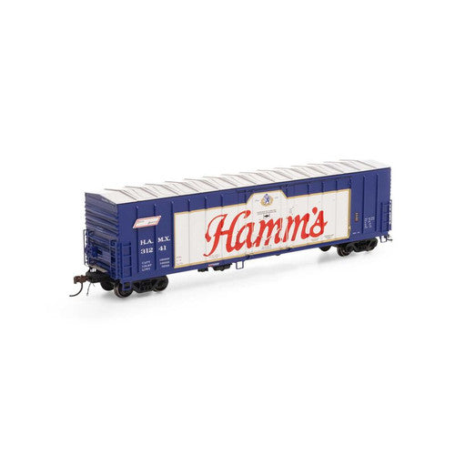 Athearn HO Scale Model - ATH18435 NACC 50-Foot Box Car Featuring Hamm's Beer Branding with Road Number #31241