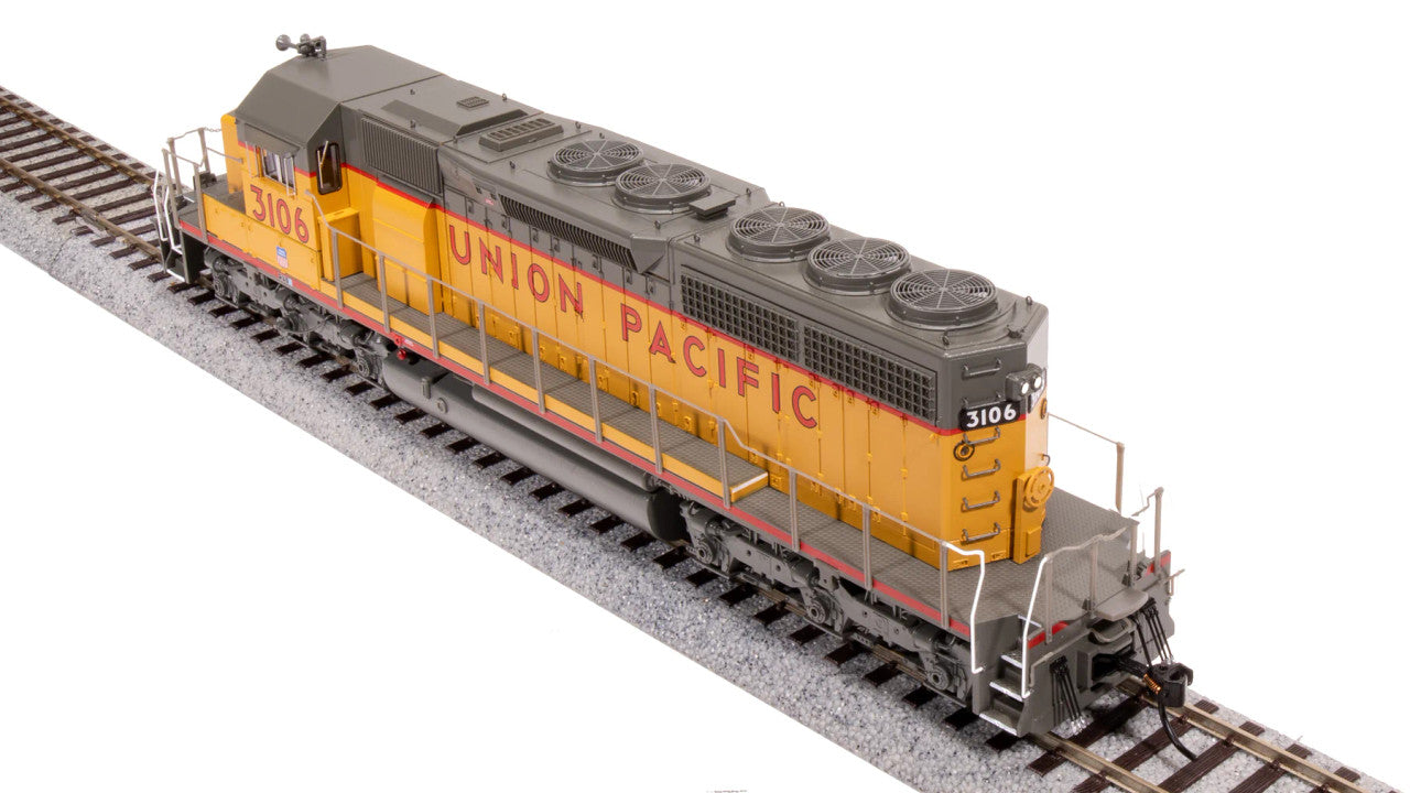 Broadway Limited HO Scale BLI 7649 EMD SD40 UP 3117 Yellow & Gray w/Paragon 4 Sound & DCC
