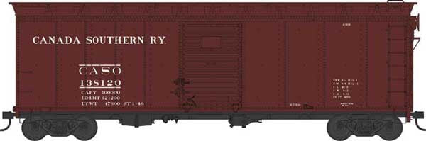 Bowser HO Scale 40' Single-Door Boxcar CS - Canada Southern #138135