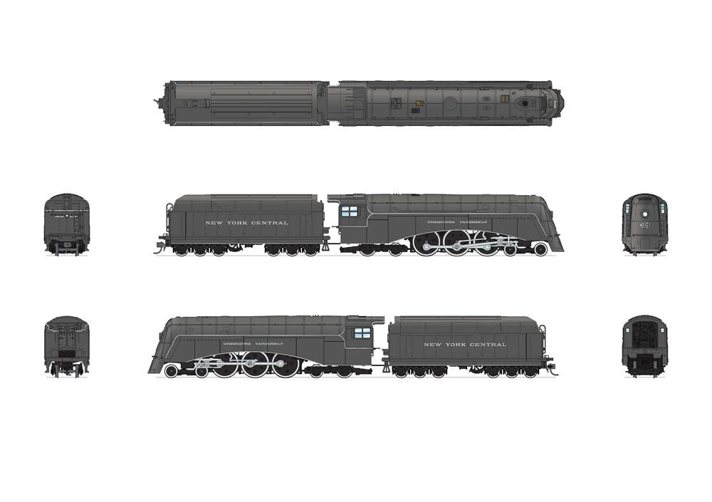 BLI Broadway Limited HO Scale 2841 NYC Commodore Vanderbilt Hudson #5344 with Paragon4 Sound/DC/DCC