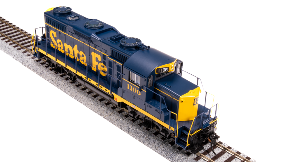 Broadway Limited HO Scale Model Train - BLI 7452 GP20 ATSF Santa Fe #1106 As-Delivered Bookend Paragon 4 with Sound and DCC Functionality