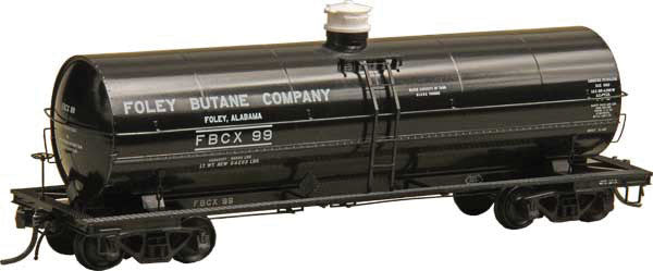 HO Scale Kadee / ACF 11,000-Gallon Tank Car Model - Foley Butane Co. #99, Part # 380-9009