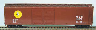 HO Scale Bowser English 50' NYC New York Central #45376 Model Kit