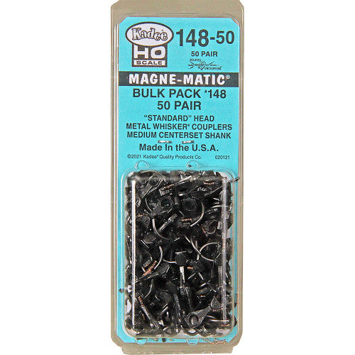 Kadee 148-50 #148 Whisker Coupler for HO Scale Model Trains in Bulk Pack of 50 Pairs, Replacing Kadee 140