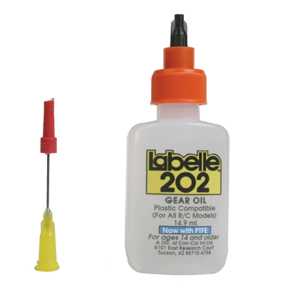 Labelle Industries 202 PTFE Bushing and Bearing Lubricant for Remote - Controlled and Slot Cars, Part Number 430 - 202