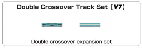 Kato N Scale 20866 V7 Double Crossover Track Set for Model Trains Unitrack