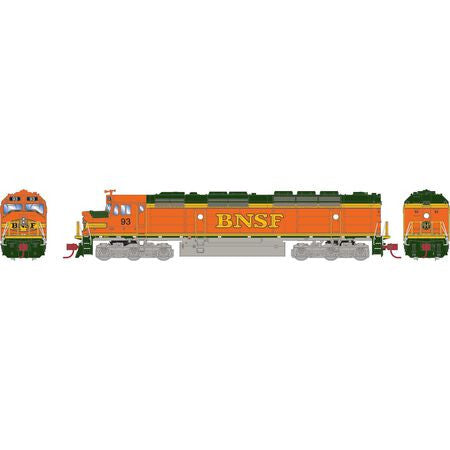 Athearn N Scale Model Train - FP45 BNSF #93 with DCC & Sound Functionality