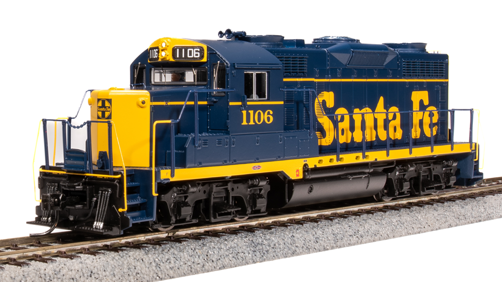 Broadway Limited HO Scale Model Train - BLI 7452 GP20 ATSF Santa Fe #1106 As-Delivered Bookend Paragon 4 with Sound and DCC Functionality