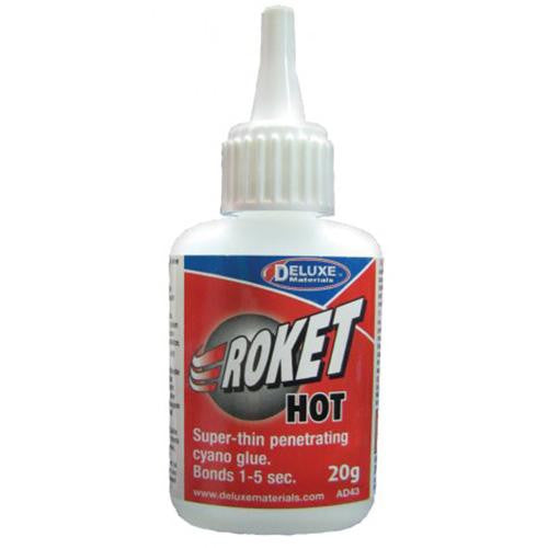 High - End Deluxe Materials AD43 Roket Hot Cyanoacrylate Adhesive (All Scales) Part Number 806 - AD43
