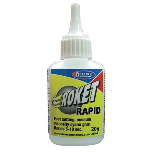 Deluxe High - Quality Materials AD44 - Roket Rapid Cyanoacrylate Adhesive (All Scales) Part #806 - AD44