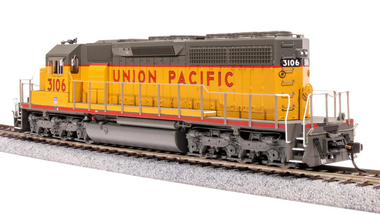Broadway Limited HO Scale BLI 7649 EMD SD40 UP 3117 Yellow & Gray w/Paragon 4 Sound & DCC