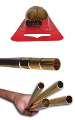K&S Precision Medium Round Brass Telescopic Tubing Assortment (4 Pieces)