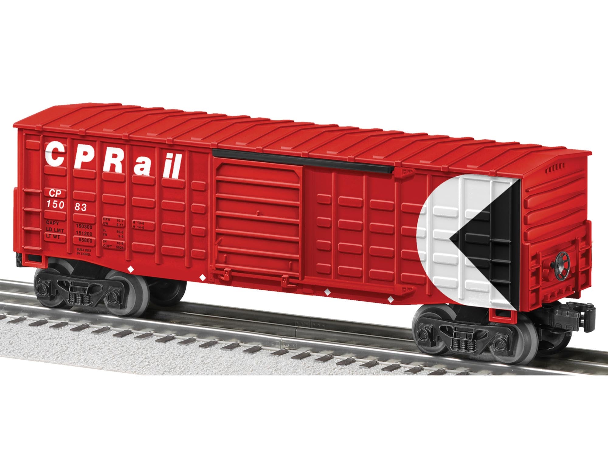 Lionel O Scale Canadian Pacific Waffle - Sided Boxcar 6 - 15083