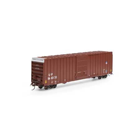 Athearn ATH16122 HO Scale Model Train 60-Foot High-Cube Ex-Post Box Wagon in Union Pacific UP Brown Color, Number #560332
