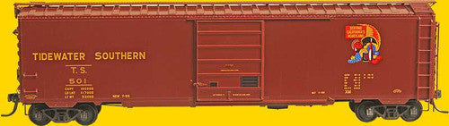 Kadee HO Scale 50' Boxcar - Tidewater Southern TS #501 Part 380-6406